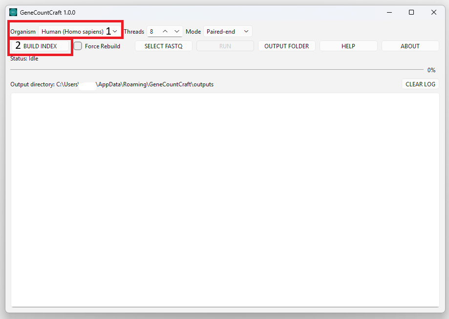 Launch GeneCountCraft on Windows
