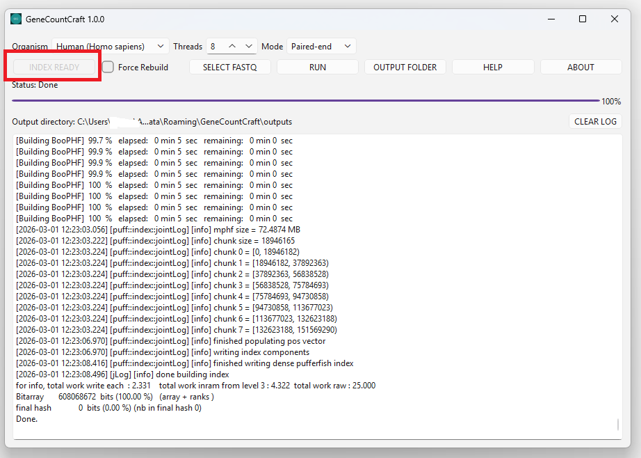 Launch GeneCountCraft on Windows