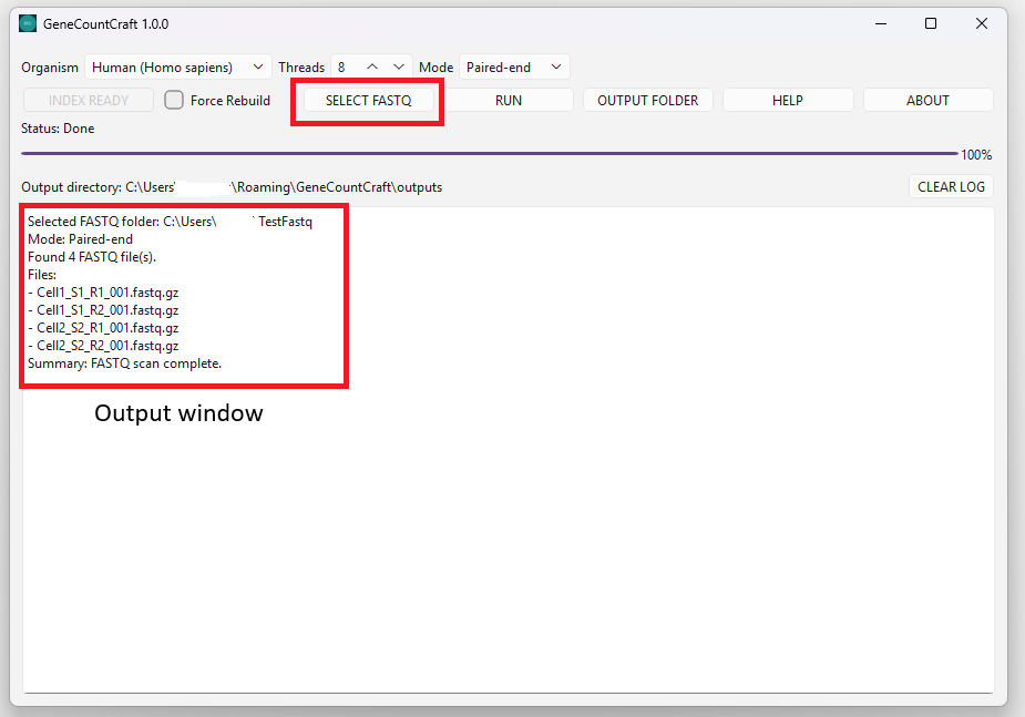 Launch GeneCountCraft on Windows